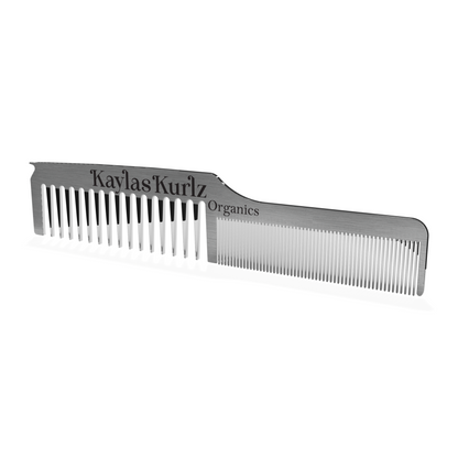 The Hairloom Stainless Dual Tooth Hair Architect Comb